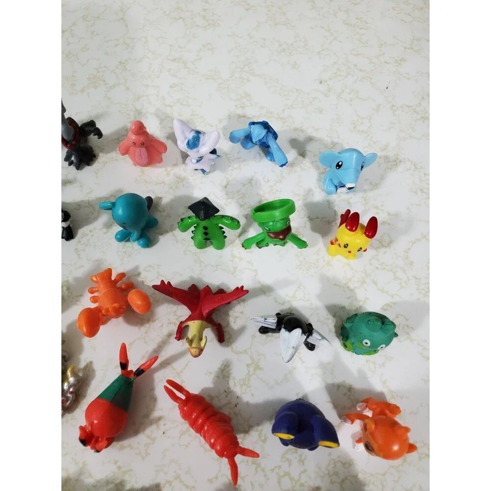 Pokemon Lot Of 50 Figures RL PK Brand Miniatures